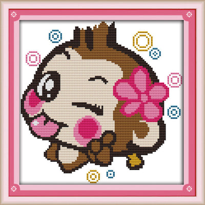 Monkey Cross Stitch Kits C731