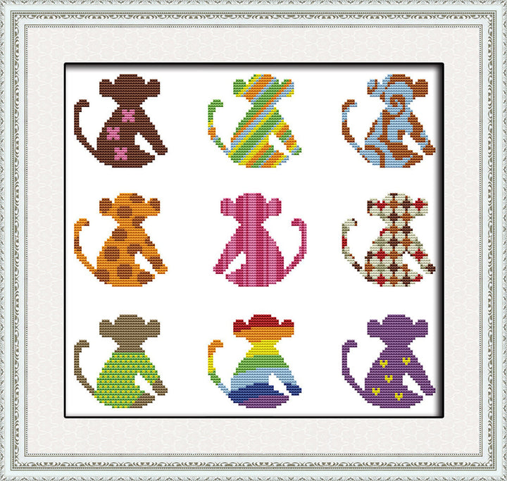 Monkey Cross Stitch Kits C849