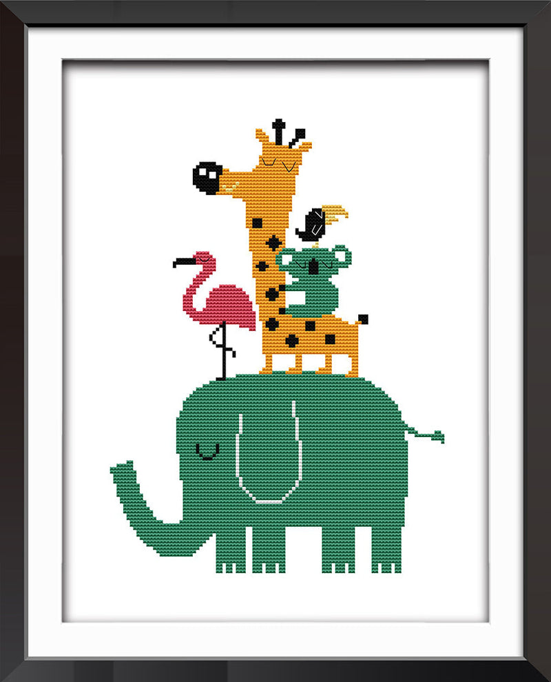 Elephant Cross Stitch Kits C886