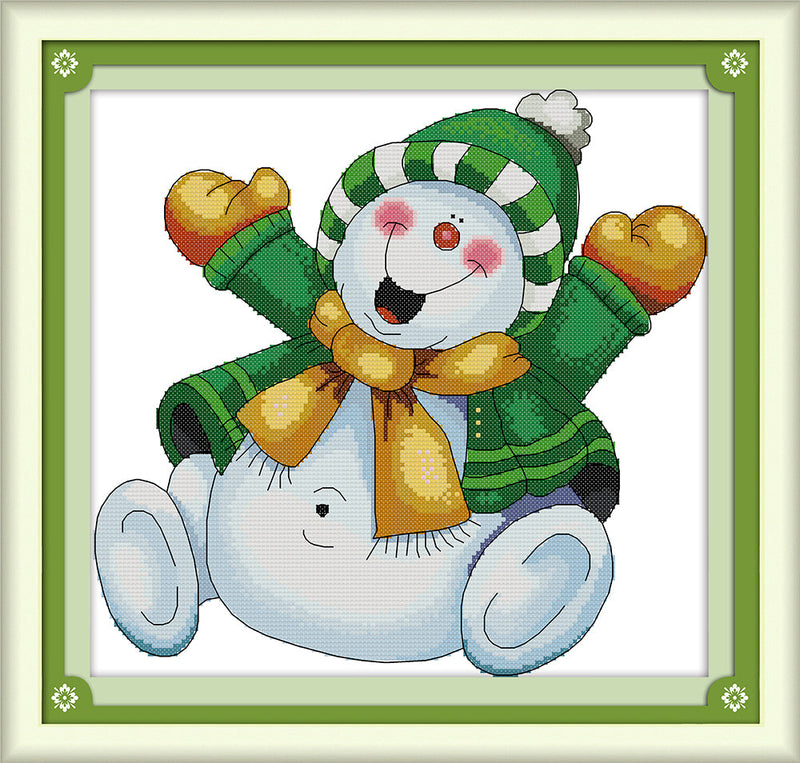 Snowman Cross Stitch Kits C925