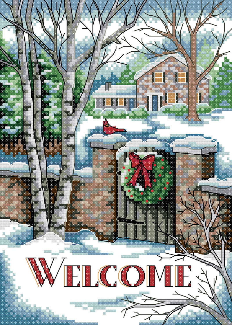 Log Cabin Cross Stitch Kits J560 07520