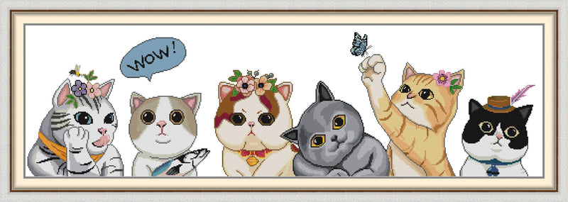 Cat Cross Stitch Kits DA640 36640