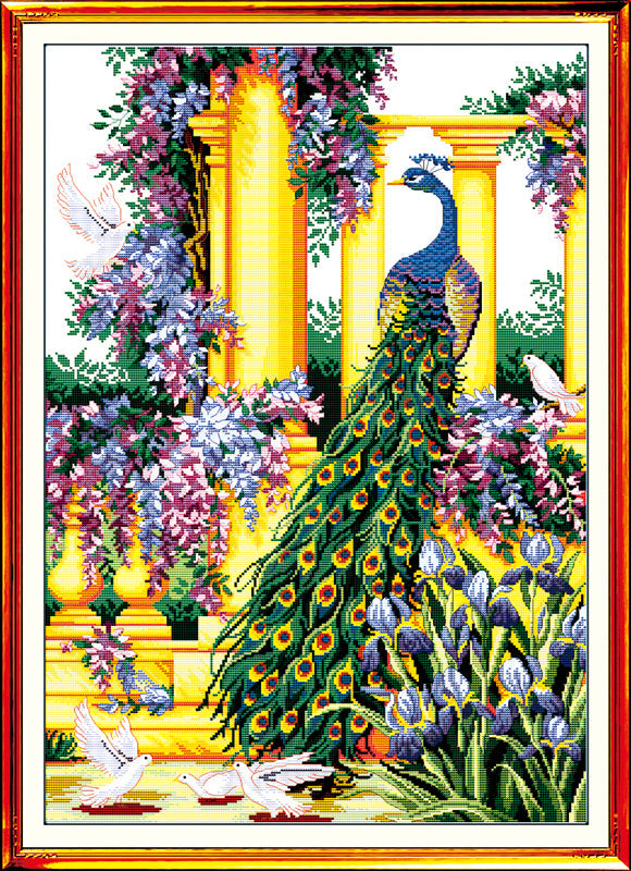 Peacock Cross Stitch Kits D013