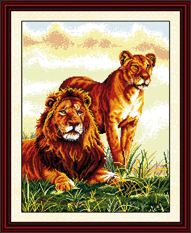 Lion Cross Stitch Kits D040