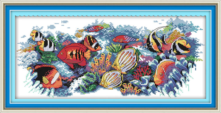 Fish Cross Stitch Kits D043