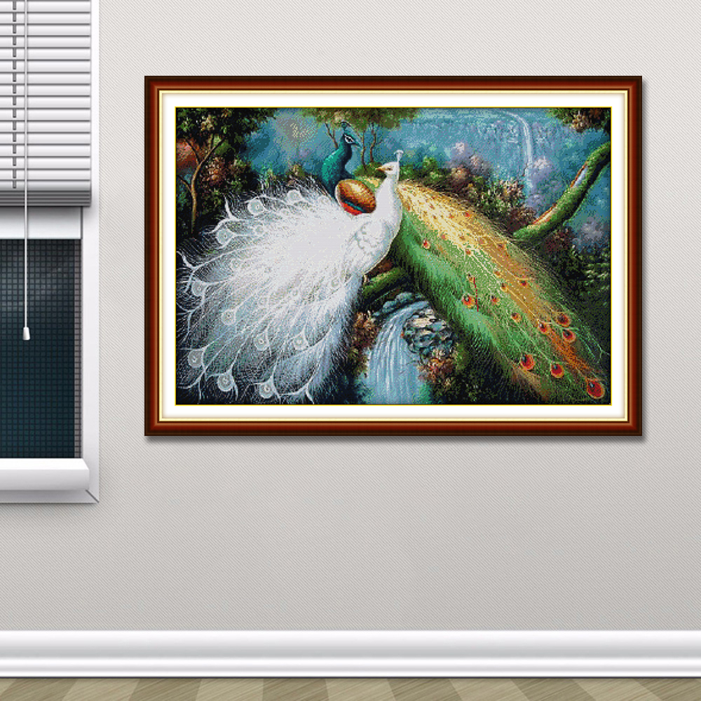 Peacock Cross Stitch Kits D077 6108