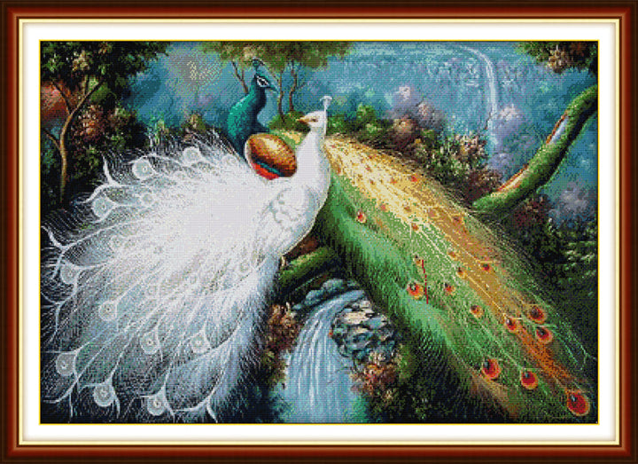 Peacock Cross Stitch Kits D077 6108