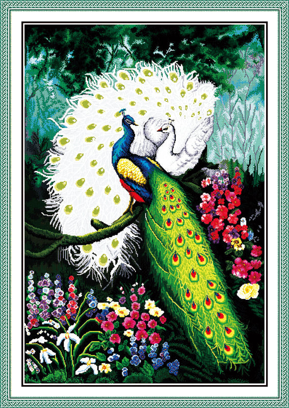 Peacock Cross Stitch Kits D077 6107