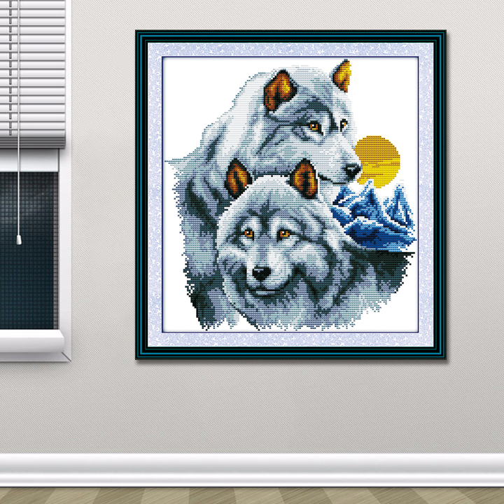 Wolf Cross Stitch Kits D086