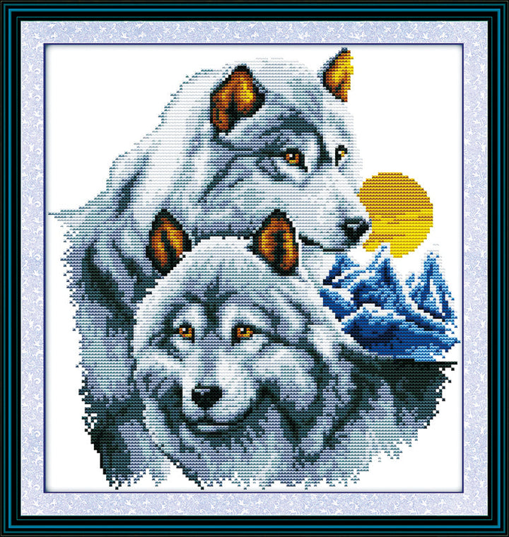 Wolf Cross Stitch Kits D086