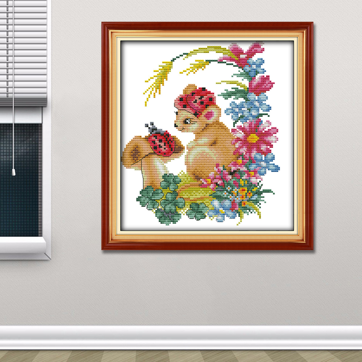 Squirrel Cross Stitch Kits D116