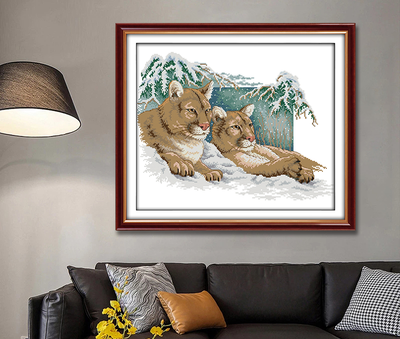 Lion Cross Stitch Kits D123