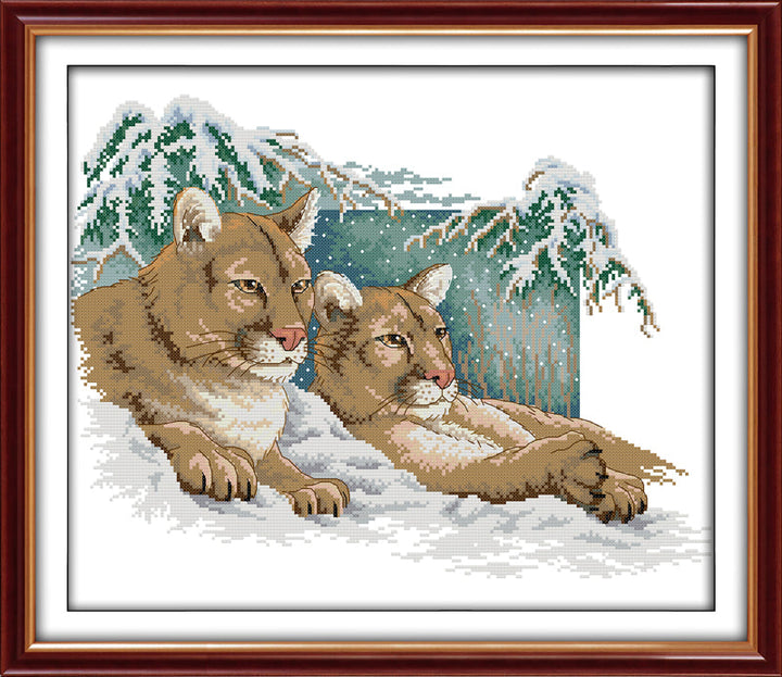 Lion Cross Stitch Kits D123