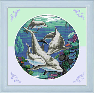 Dolphin Cross Stitch Kits D138