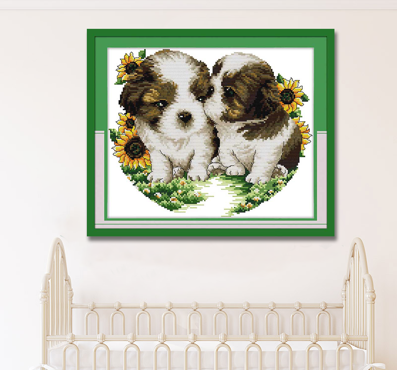 Dog Cross Stitch Kits D155