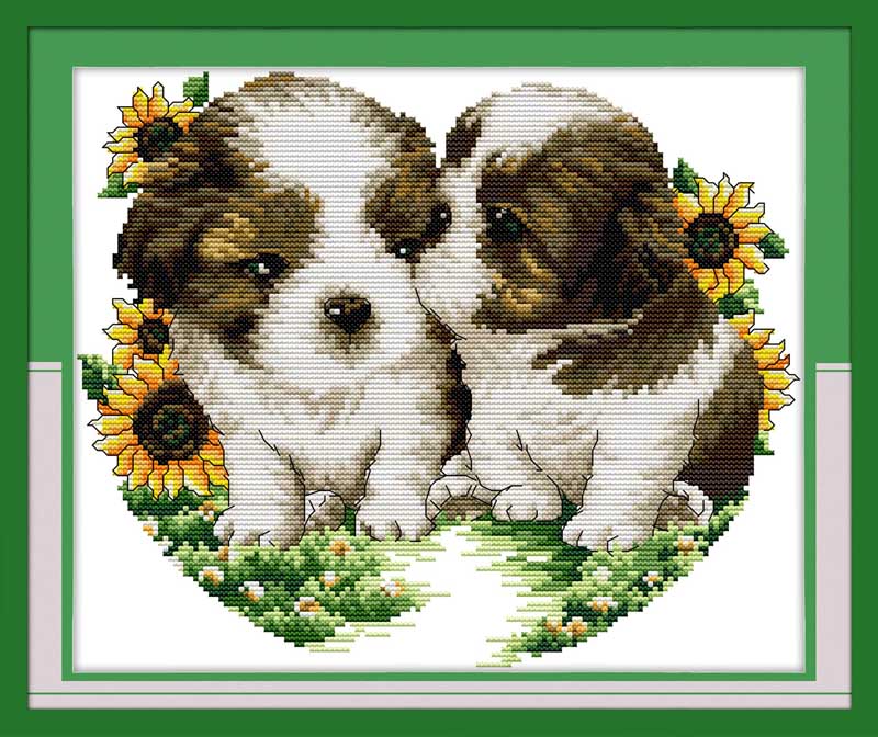 Dog Cross Stitch Kits D155