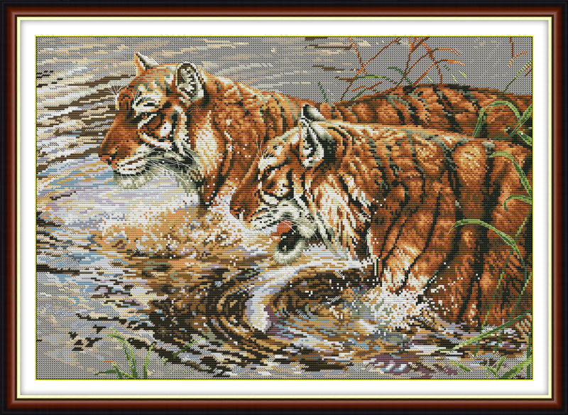 Tiger Cross Stitch Kits D169