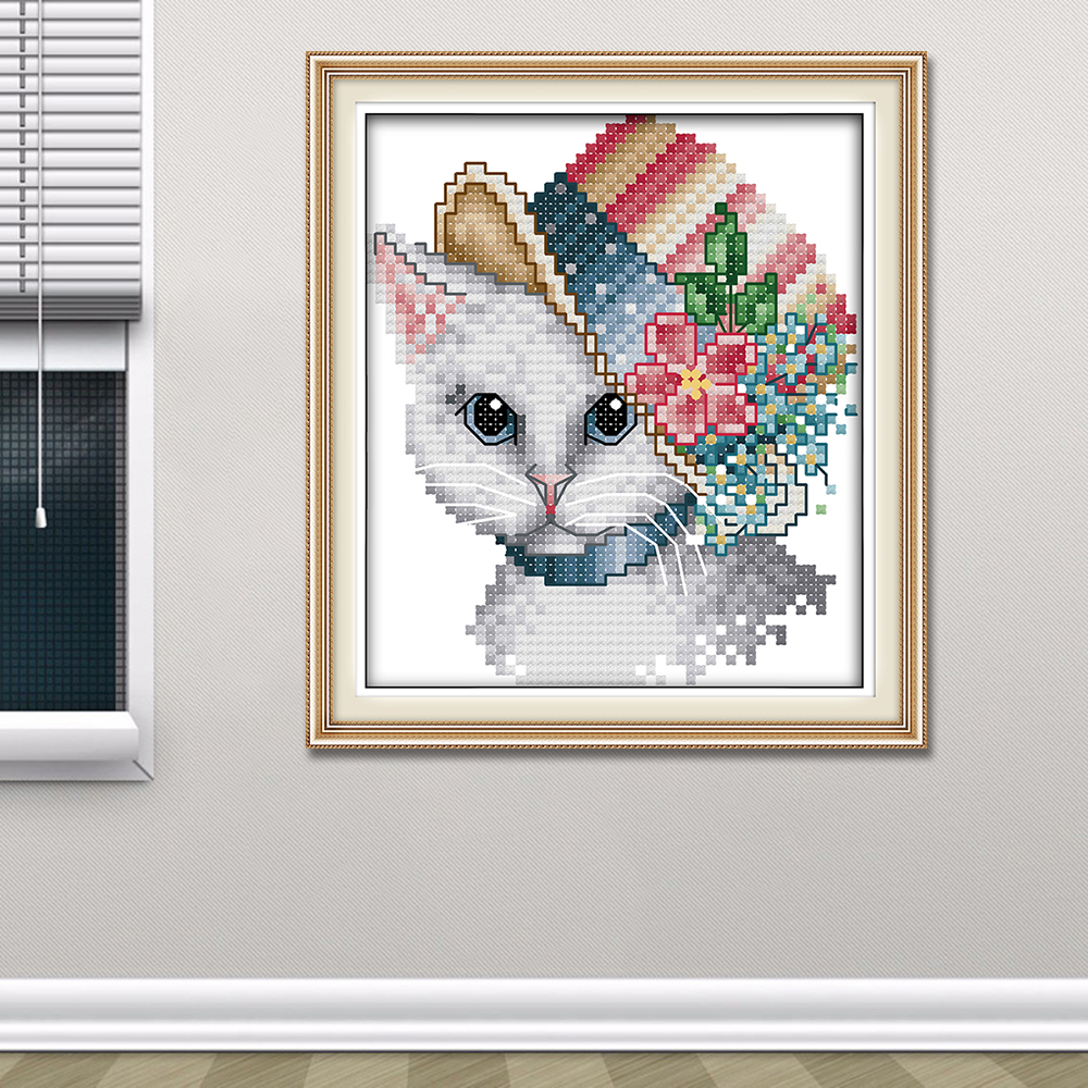 Cat Cross Stitch Kits D188 6217