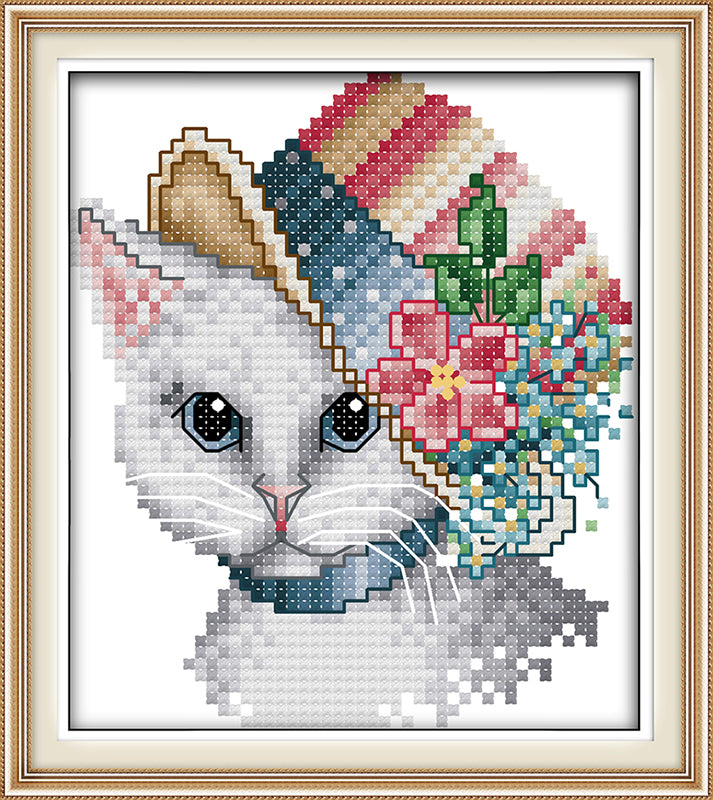 Cat Cross Stitch Kits D188 6217