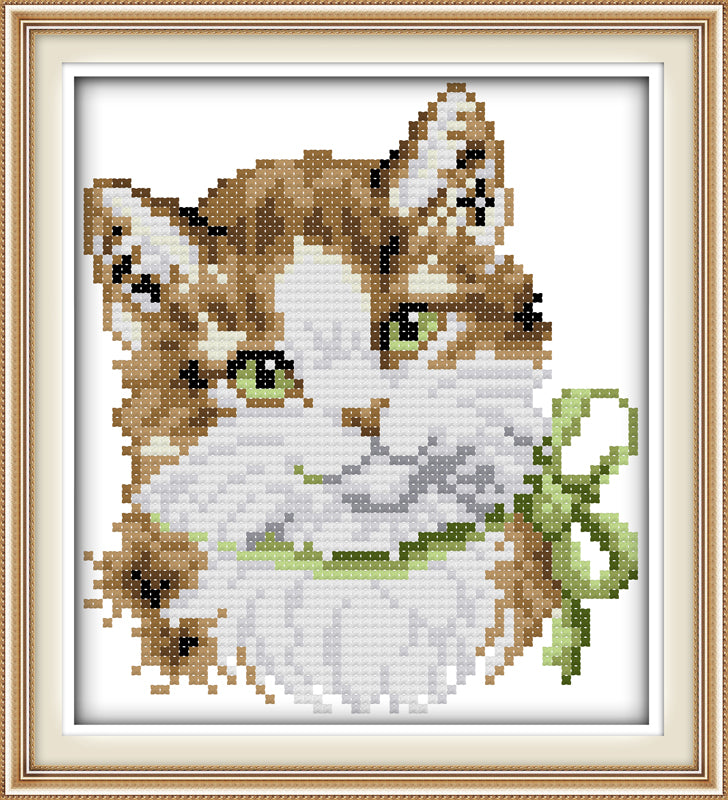 Cat Cross Stitch Kits D189