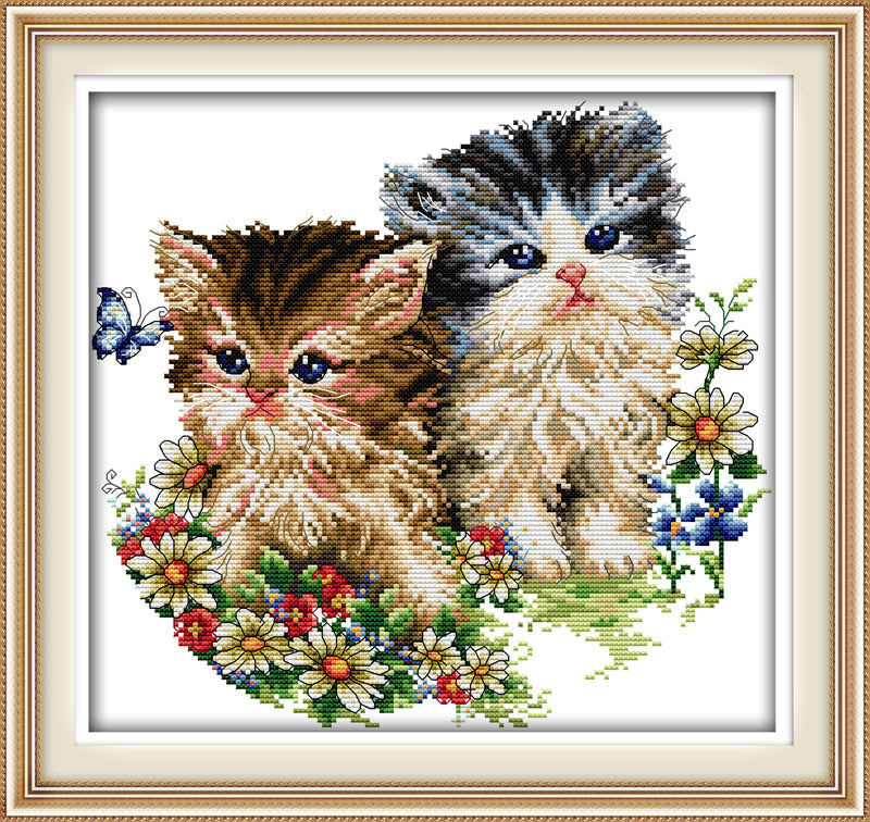 Cat Cross Stitch Kits D190