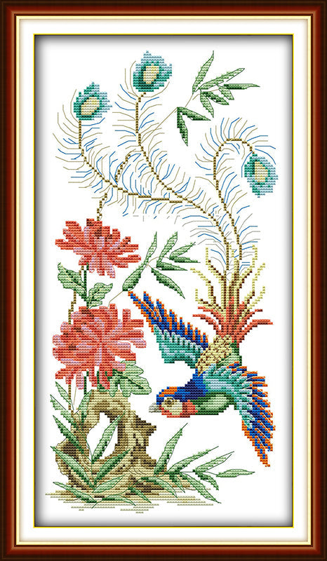 Peacock Cross Stitch Kits D194