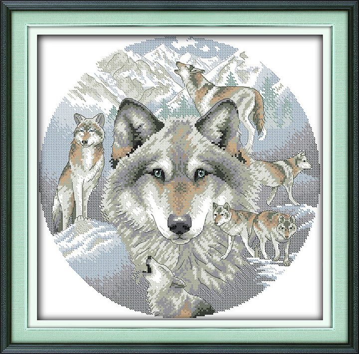 Wolf Cross Stitch Kits D207