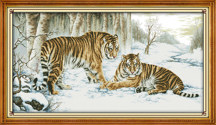 Tiger Cross Stitch Kits D210