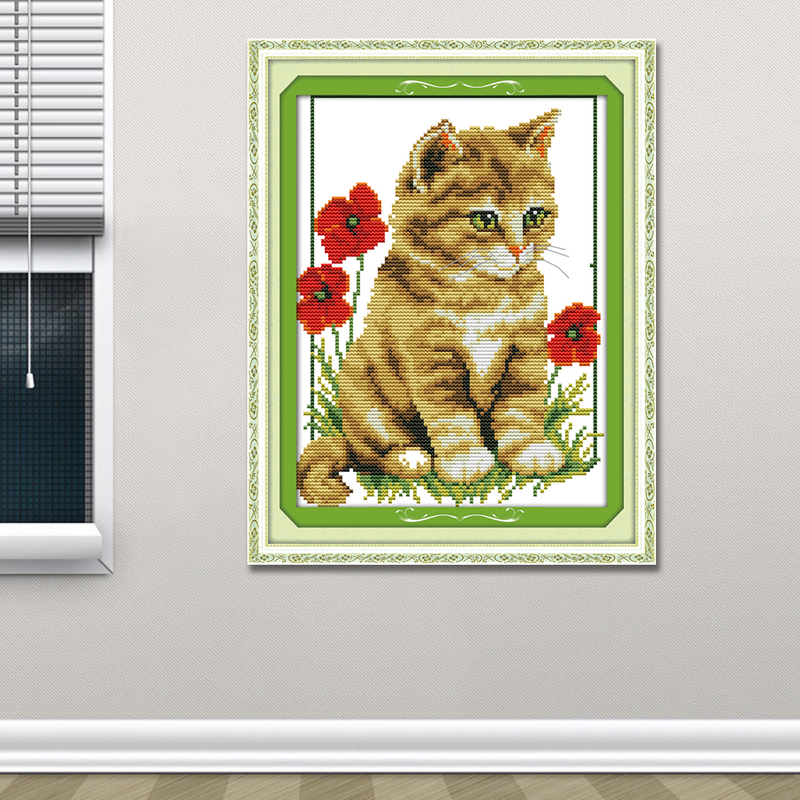 Cat Cross Stitch Kits D304