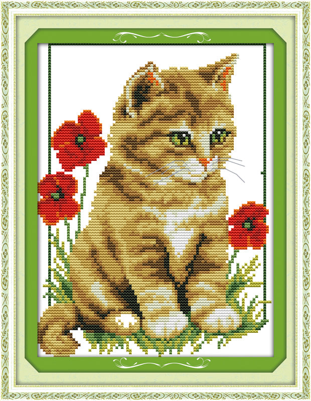 Cat Cross Stitch Kits D304