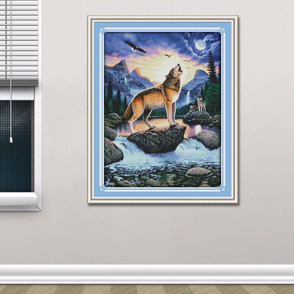 Wolf Cross Stitch Kits D309