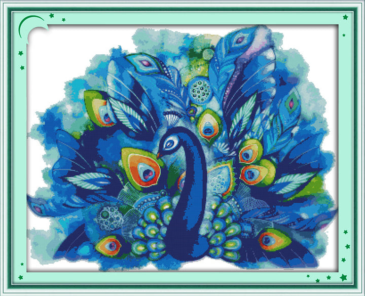 Peacock Cross Stitch Kits D342