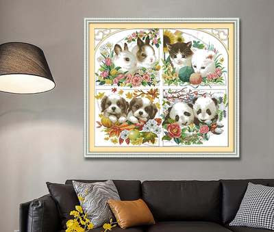 Animal Cross Stitch Kits D343