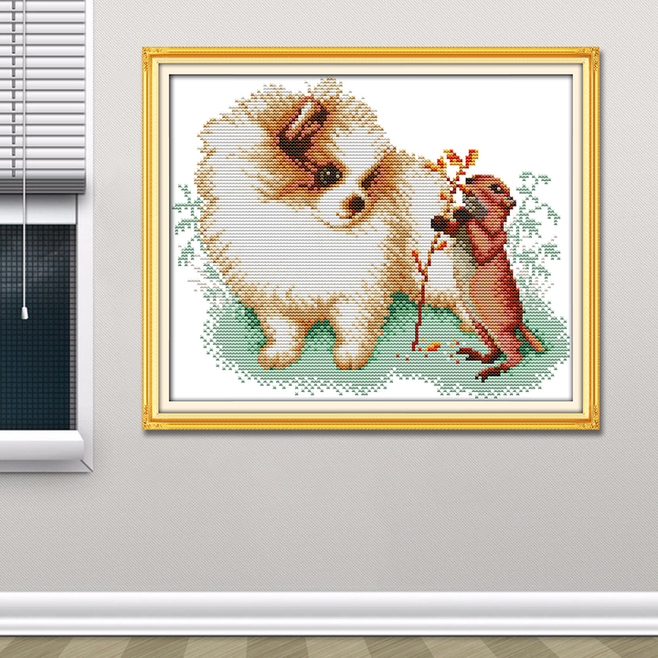 Dog Cross Stitch Kits D344