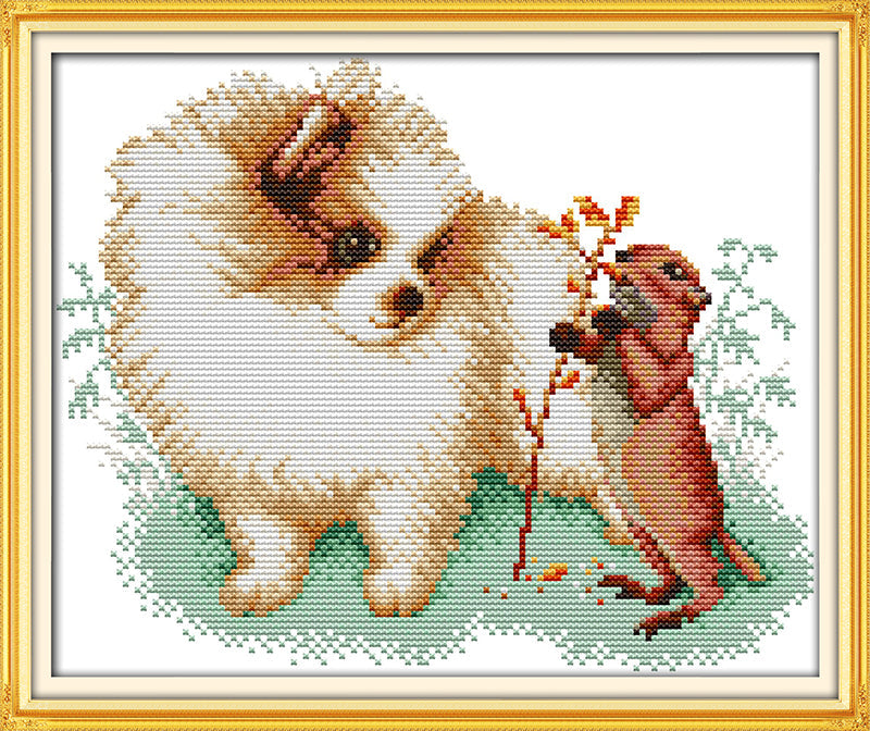 Dog Cross Stitch Kits D344