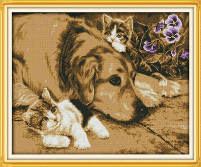 Dog Cross Stitch Kits D349