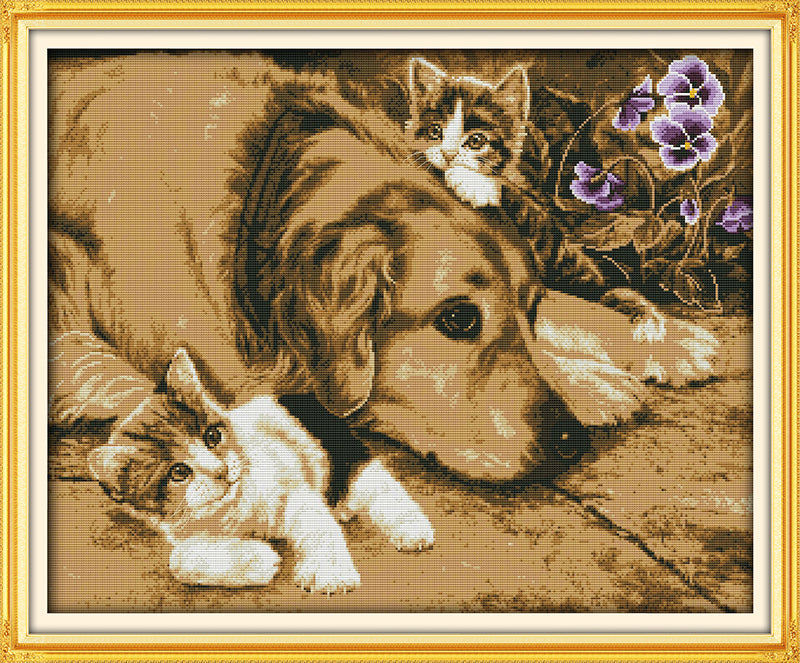 Dog Cross Stitch Kits D349