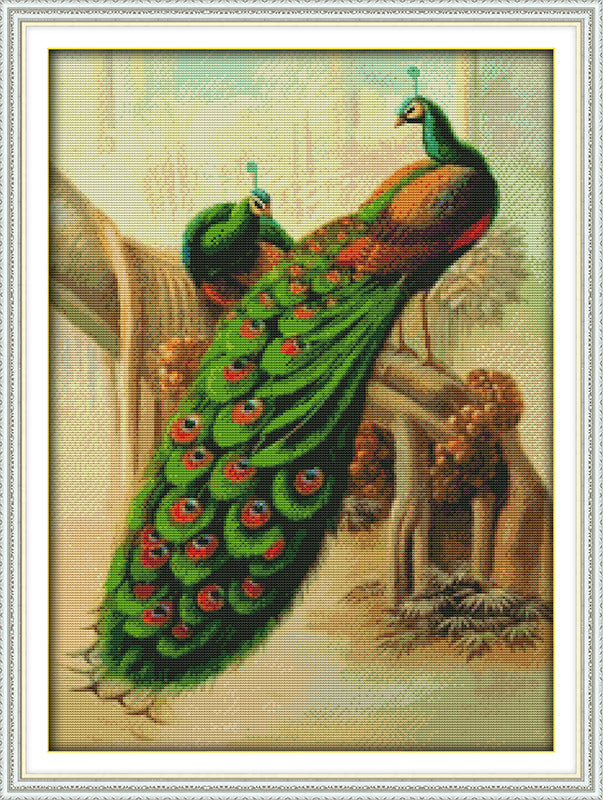 Peacock Cross Stitch Kits D367