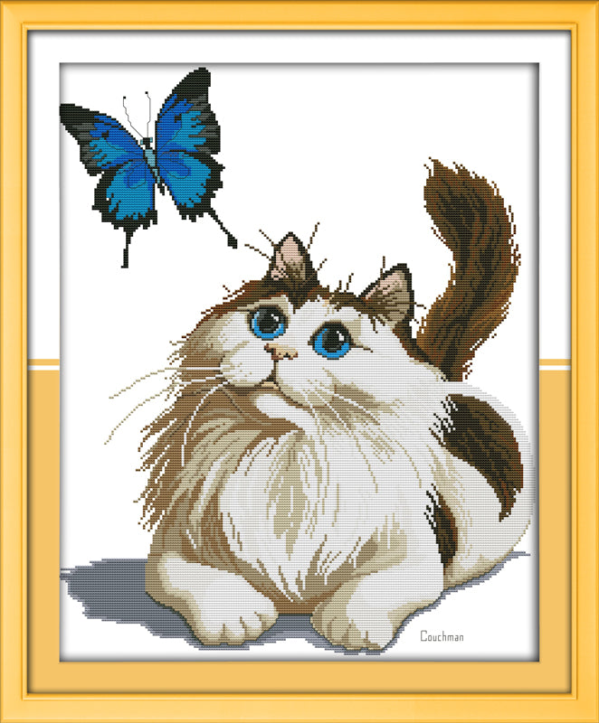 Cat Cross Stitch Kits D370