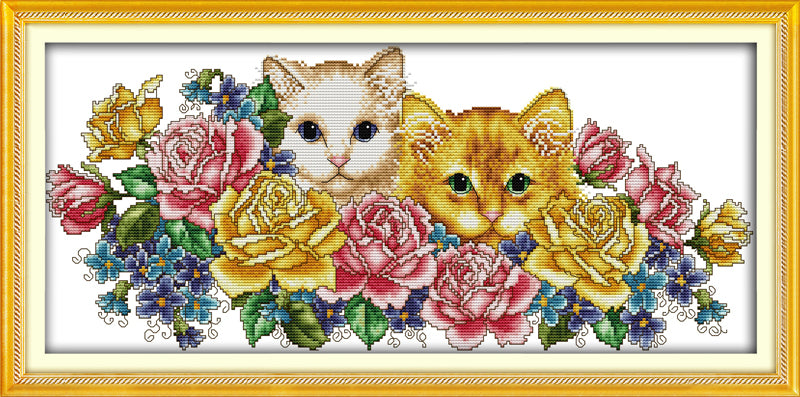 Cat Cross Stitch Kits D375