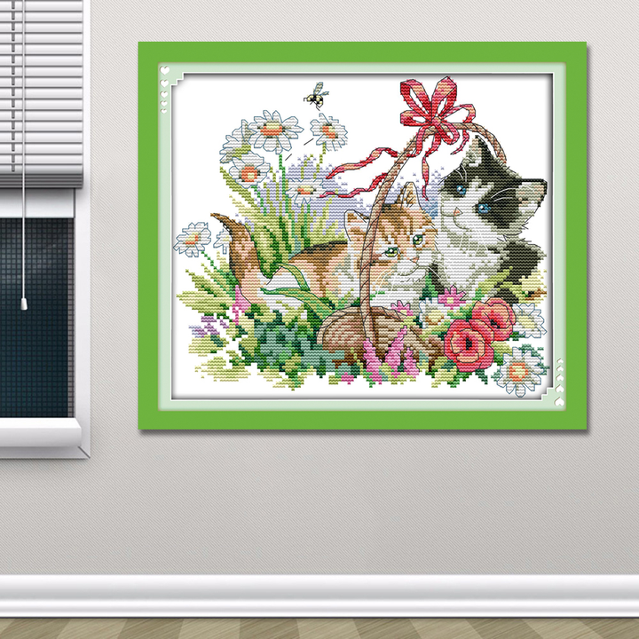 Cat Cross Stitch Kits D376