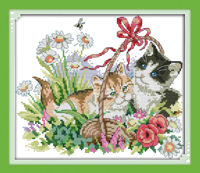 Cat Cross Stitch Kits D376