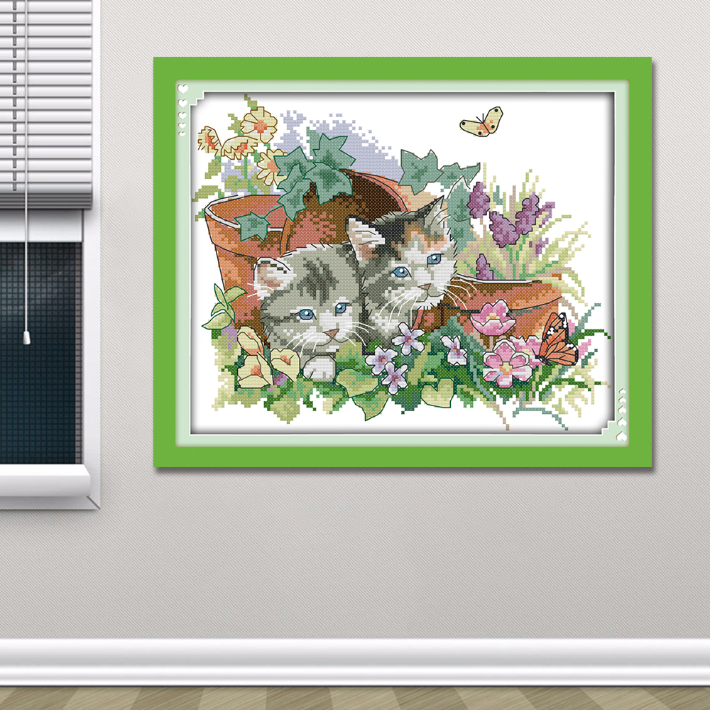 Cat Cross Stitch Kits D377