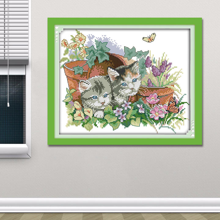 Cat Cross Stitch Kits D377