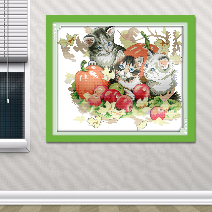 Cat Cross Stitch Kits D378