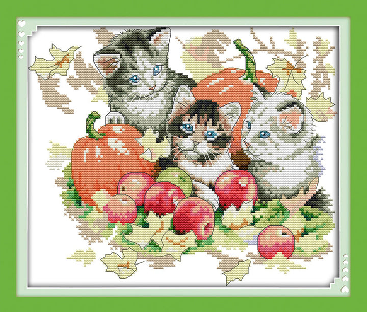 Cat Cross Stitch Kits D378