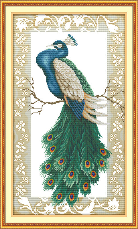 Peacock Cross Stitch Kits D383