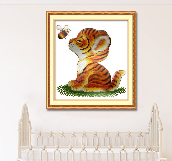 Tiger Cross Stitch Kits D384