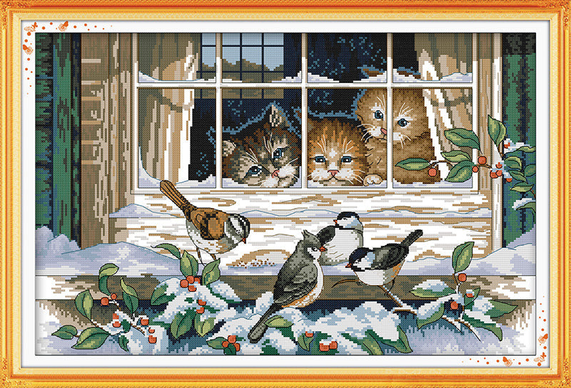 Cat Cross Stitch Kits D404