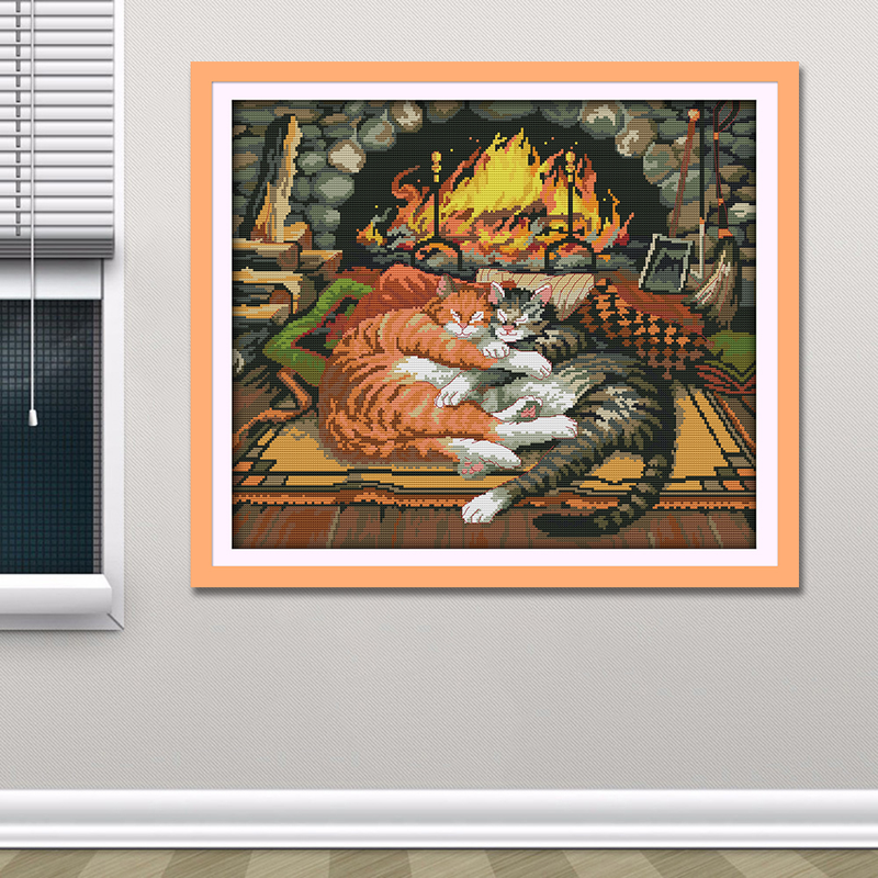 Cat Cross Stitch Kits D407